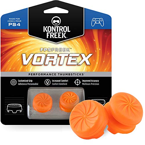 New World KontrolFreek FPS Freek Vortex Thumb Grips for PS4 Playstation 4 controller [video game]