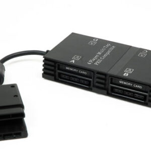 New World Playstation 2 4 Players Multi-tap Multitap Multiplayer Controller Adapter