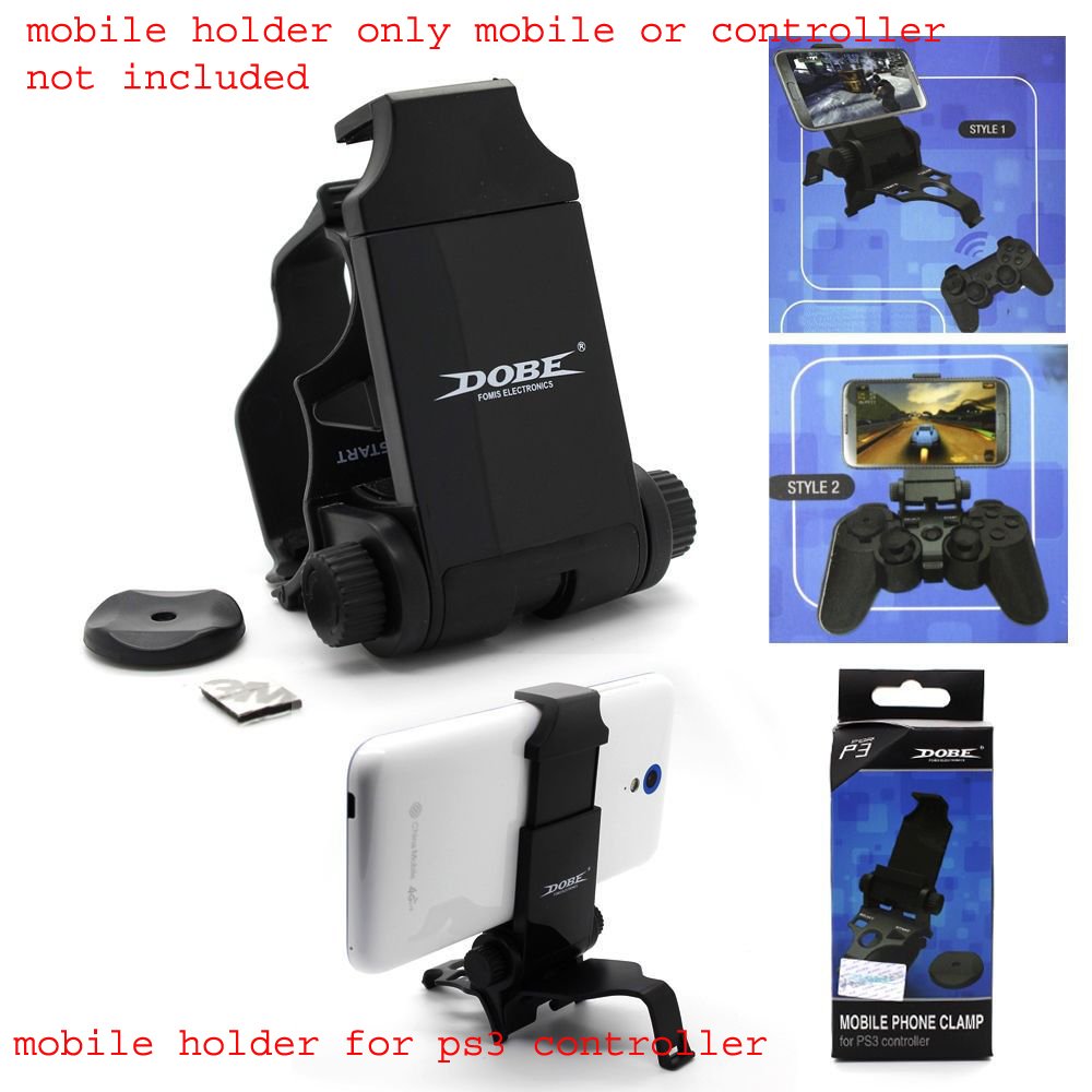 DOBE Mobile Phone Clamp holder for Sony Playstation3 PS3 wireless Controller
