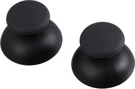 New World 3D Analog Joystick Cap for Sony PS2 and PS3 Wireless Controller 2PC Black