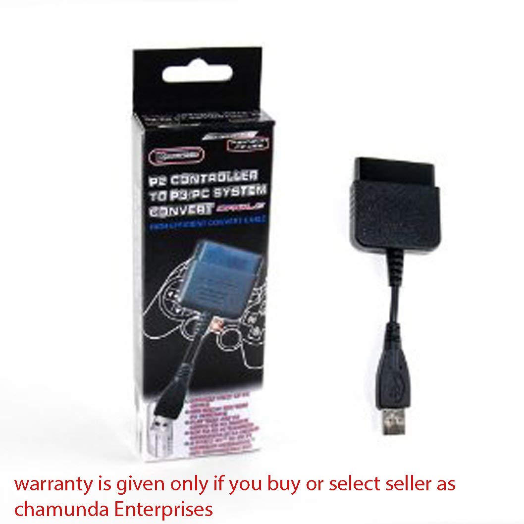 New World PS2 to PS3 PC Controller Converter Cable Cord USB Adapter for PS3 PC