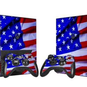 NEW American flag skin sticker for Microsoft Xbox 360 E 4gb & 250 gb, For Xbox 360 E series model [video game]