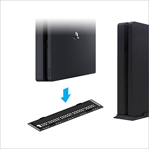 New World Ultra Compact Spacio Series Vertical Stand for PS4 Slim (Black)