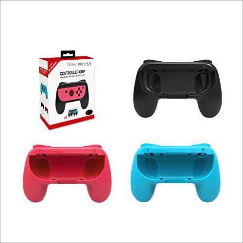 Nintendo Switch More Comfortable Joy-Con Controller Grips For Nintendo Switch TWIN PACK (1x RED & 1x BLUE) [video game]