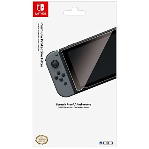 New World High Quality Screen Guard Protector for Nintendo Switch Console with Free Soft Cloth (Black) [video game]