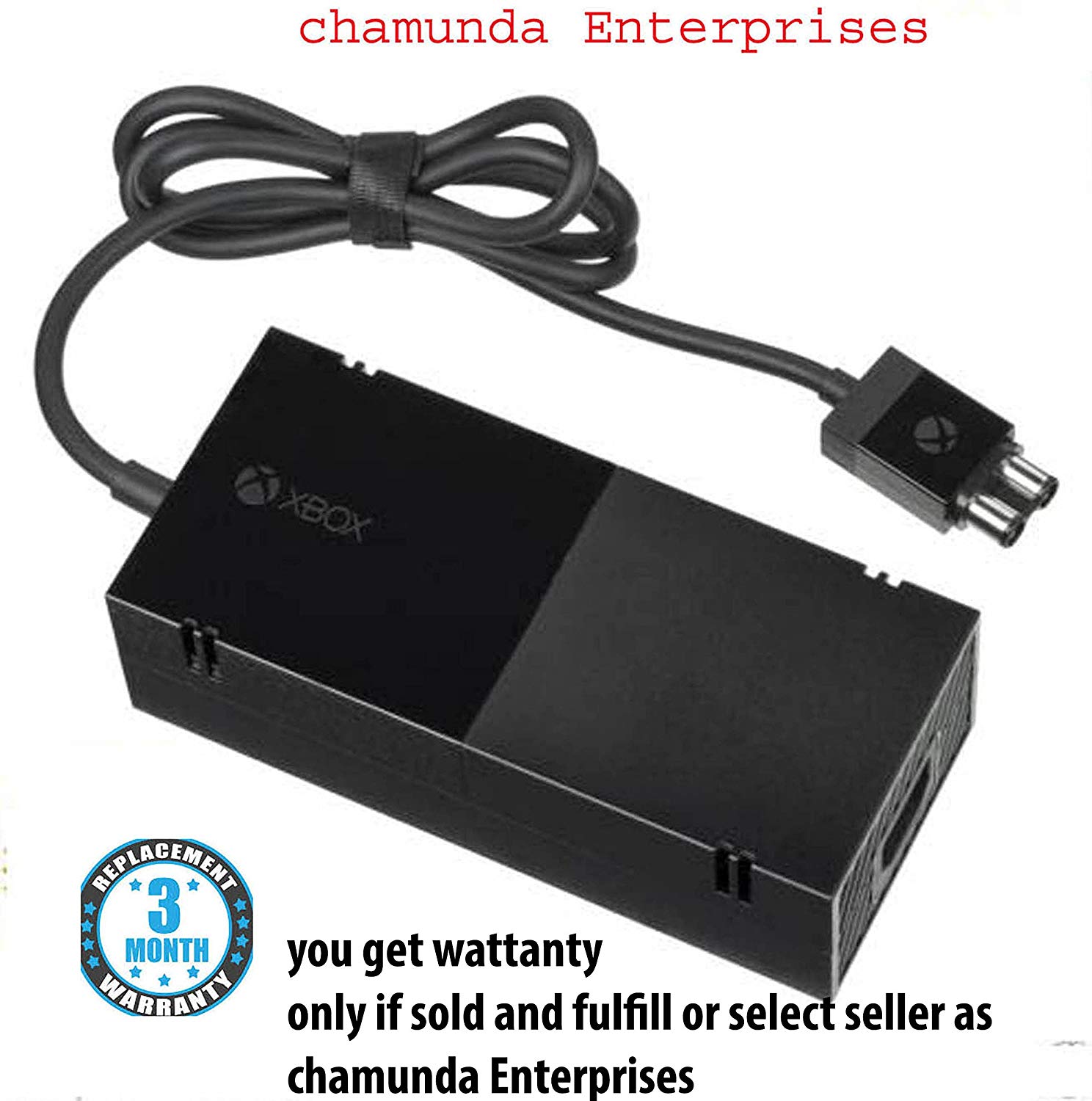 New World Power Supply Adapter for Microsoft Xbox One Console 220 v India Use with 3 month warranty [video game]