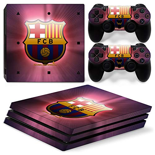 New World FCB FOOTBALL CLUB Theme Design skin sticker for PS4 PRO Console and Controller [video game]
