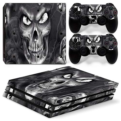 New World SKULL Theme Design skin sticker for PS4 PRO Console and Controller [video game]