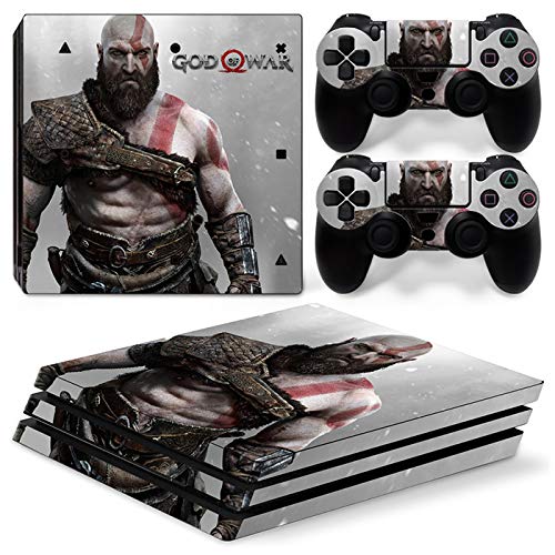 New World GOD OF WAR LATEST Theme Design skin sticker for PS4 PRO Console and Controller [video game]