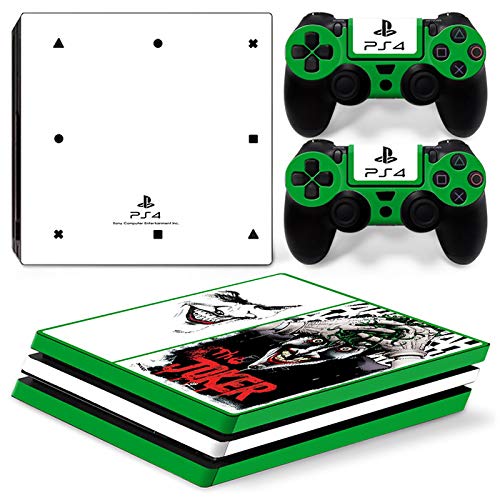 New World THE JOCKER Theme Design skin sticker for PS4 PRO Console and Controller [video game]