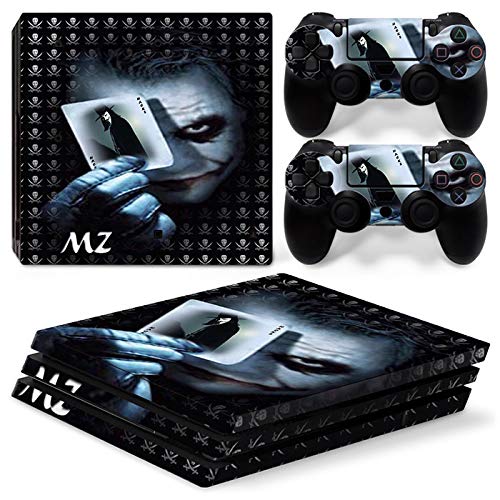 New World JOCKER MZ Theme Design skin sticker for PS4 PRO Console and Controller