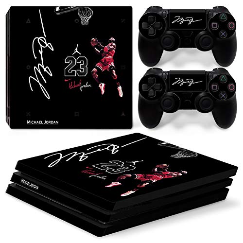 New World MICHAEL JORDAN Theme Design skin sticker for PS4 PRO Console and Controller [video game]