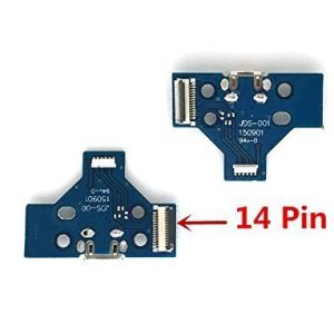 New World PS4 14 Pin USB Charging Port Socket Board JDS-001 for PS4 Controller [video game]