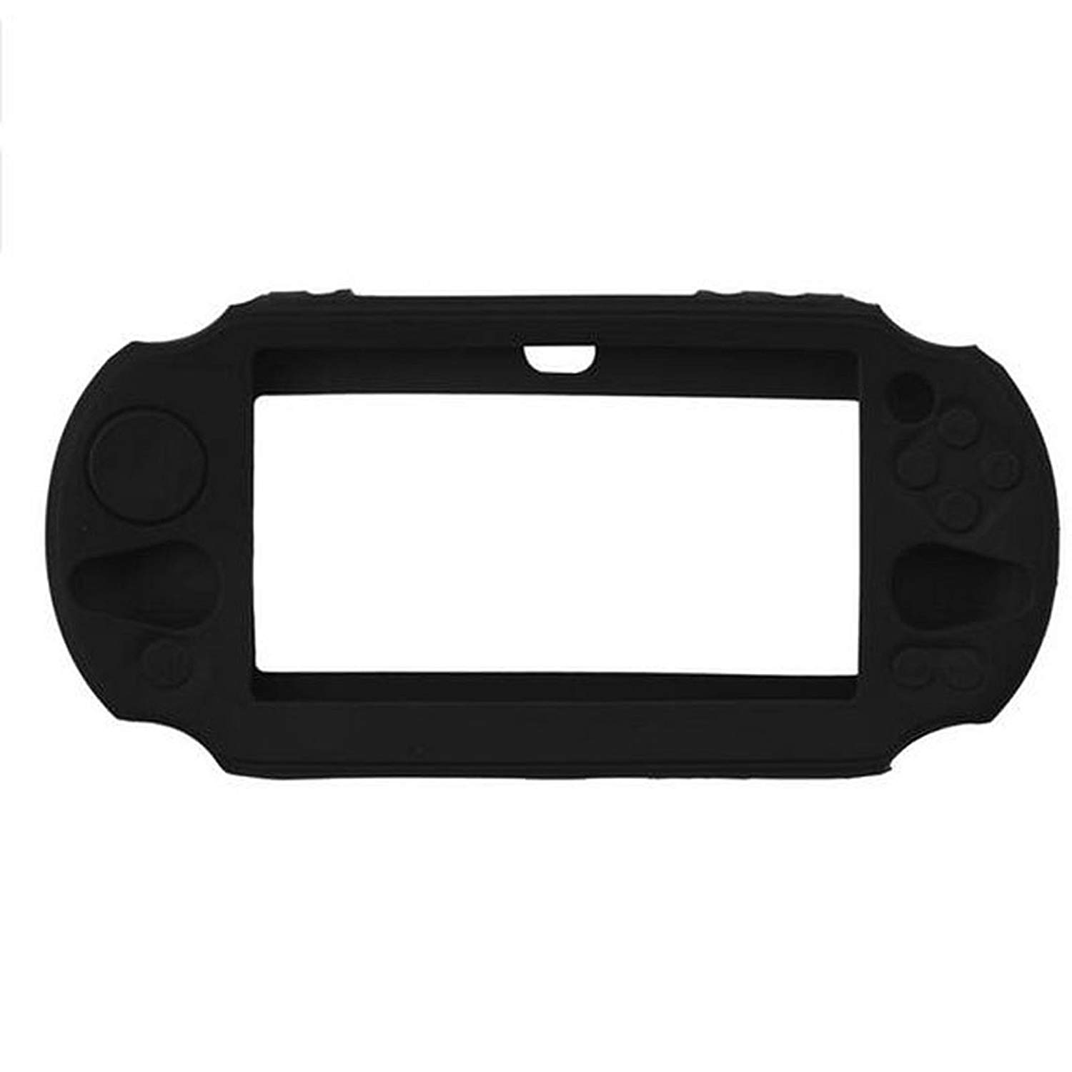 Protective Silicone Skin Case Cover for Sony Playstation PS VITA slim 2000 mode White or Black color [video game]
