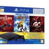 PS4 1 TB slim Bundled with Spider-Man, GT Sport, Ratchet & Clank And  3Month PSN with 1 year Sony India warranty