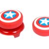 Captain America Theme Designer Series Thumb Grip Thumstick Thumbgrips  Analog Extender for PS4 Playstation 4 Controller and Xbox 360 Controlle