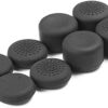 8 PC Thumb grips Thumbstick Analog Extender Raised Anti-slip Grips Joystick Cap Cover for PS5 ,PS4, , XBOX series ,Xbox one Switch Pro Controller