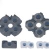 Rubber pad for PS5 Controller , Conductive Rubber Button Pad Set Replacement For PS5 Playstation 5 Controller