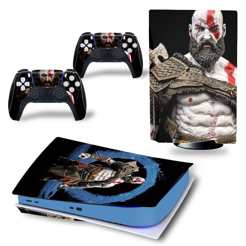 SKIN For PS5 Console and Controller Skin Sticker Vinyl Decal Stickers for PS5 Console and Controllers, for PS5 Disk Edition,