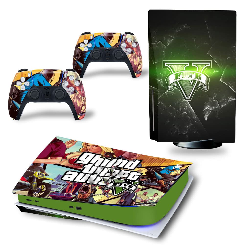 PS5 Controllers Skin,Vinyl Decal Sticker Protective Cover for Playstation 5 Controller,Scratch-Resistant Controller Skin Sticker,Decorate Your Controller 