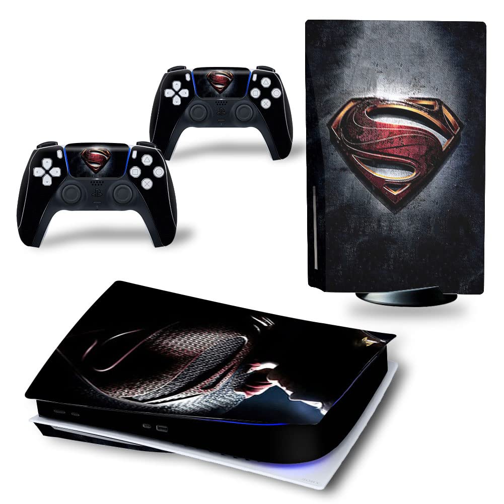 SKIN For PS5 Console and Controller Skin Sticker Vinyl Decal Stickers for PS5 Console and 2 Controllers Skin Sticker for PS5 Disk Edition