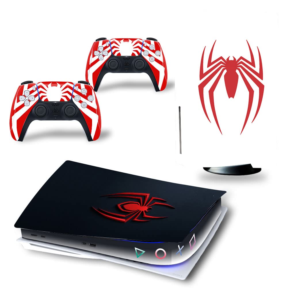 GADGETS WRAP Printed Vinyl Skin Sticker Decal for Sony PS5 Playstation 5  Disc Edition Console & 2 Controller (Skin Only, Console & Controller not