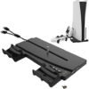 2 in 1 Vertical Stand for PS5 Digital Edition/Ultra HD Console, Controller Charging Station for PS5 Playstation 5 with 4 Type C Connector