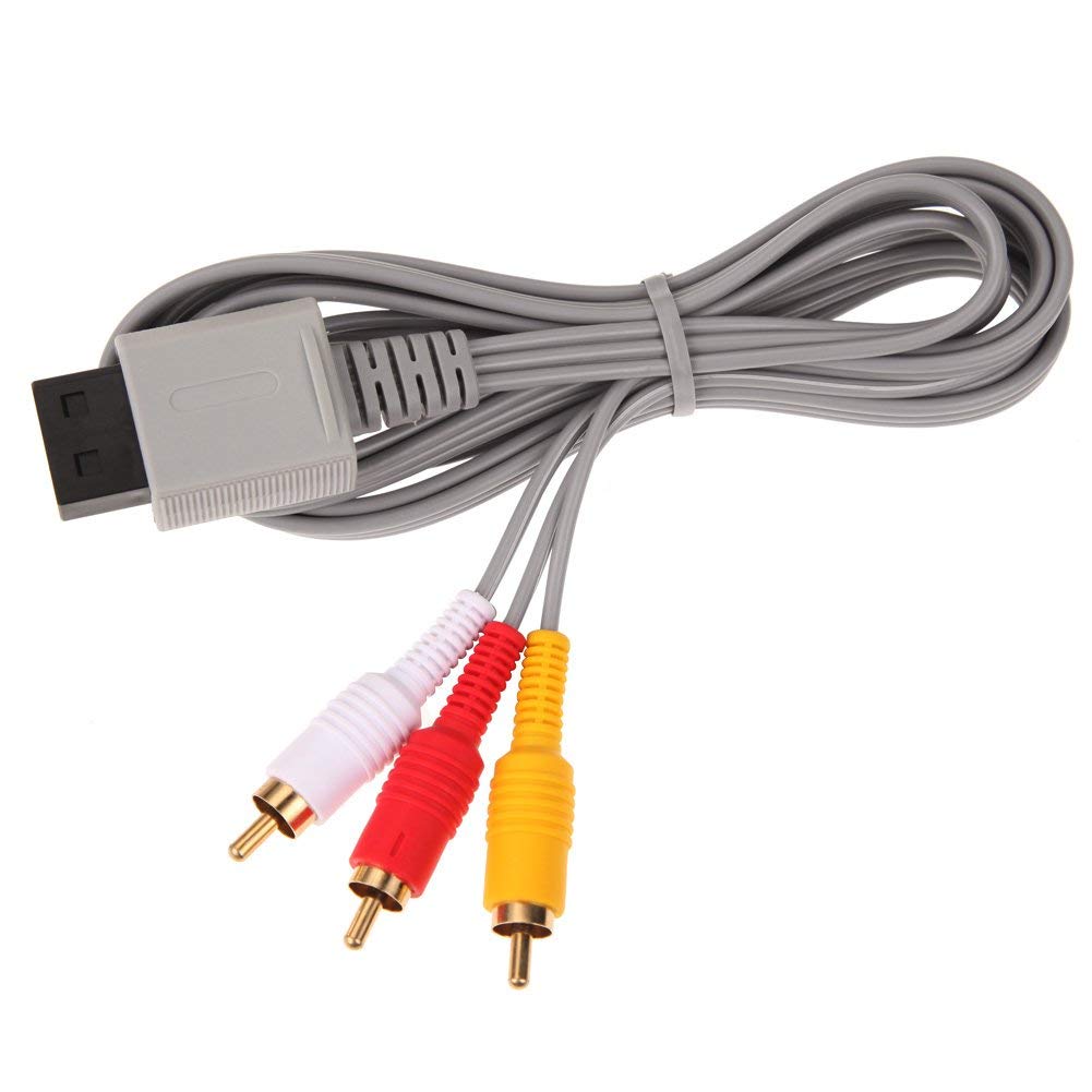 ® Composite AV Cable Audio Video Cable For Nintendo Wii