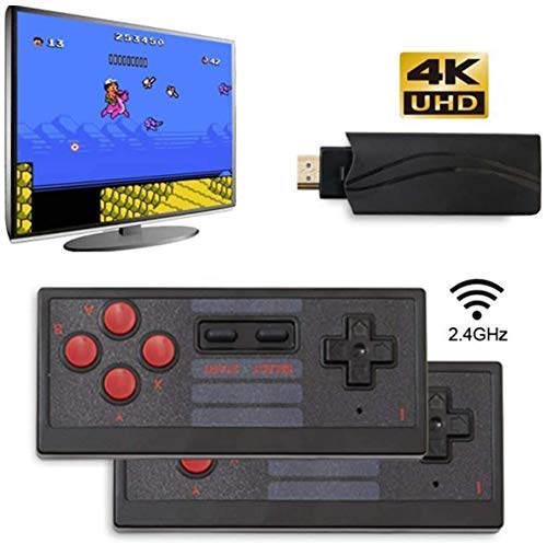 New World TV Video Games ,Plug and Play Wireless Video games Old Arcade Classic Retro Video Game Console, TV HDMI Interface , Wireless Controller, Built-in 620 Classic Games ,8 Bit Retro Built-in Games