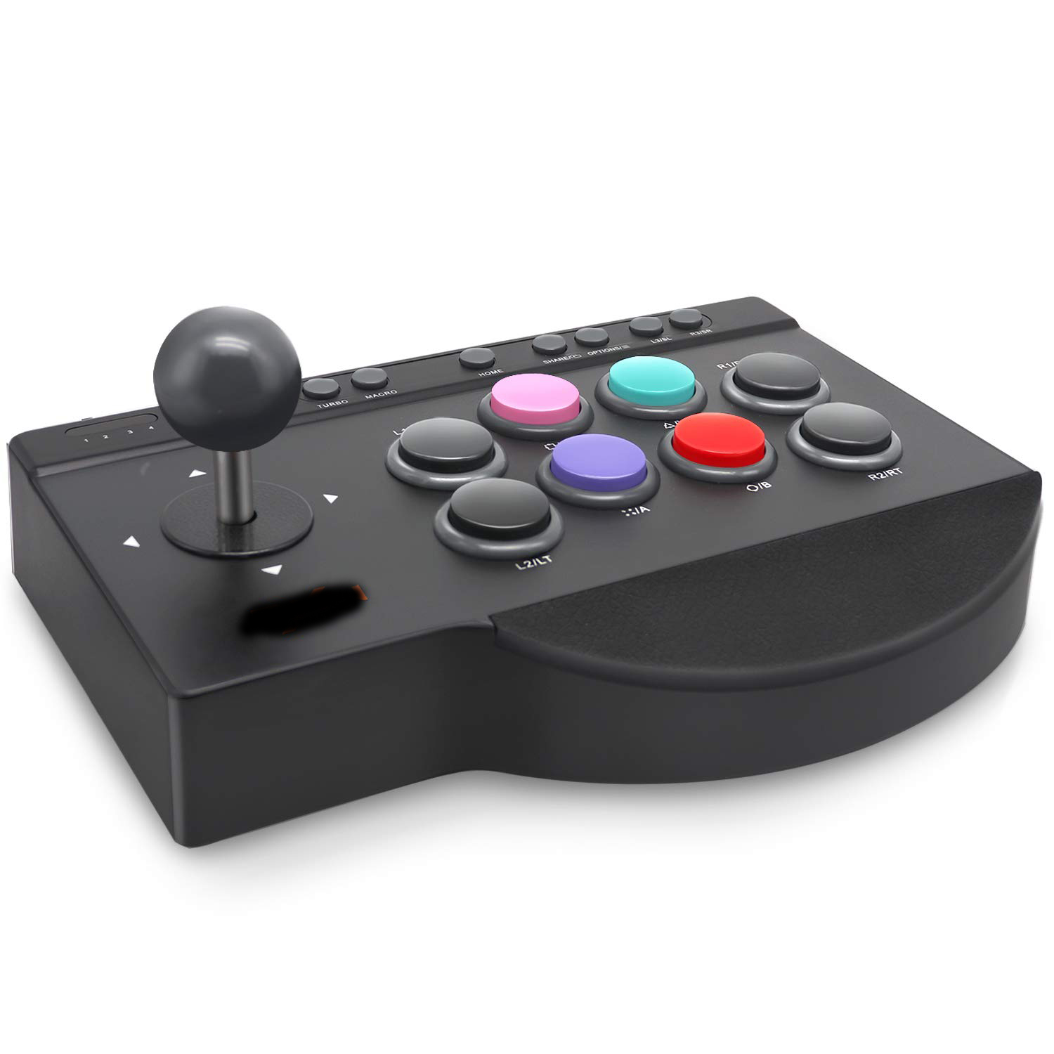 61A9sJT3JL._SL1500_ Arcade Fight Stick,USB Wired PC Street Game Fighting Joystick Game Controller for PS3 / PS4 / Switch/Xbox One/PC - Image 1