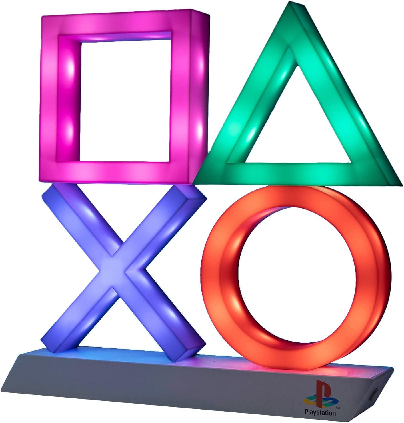 New World for Playstation Icons Lights XL 3 Modes-Music Reactive Game Room Lighting,Decoration Light for Your Home, Your Gaming Desk or Gaming Parlour Cafe
