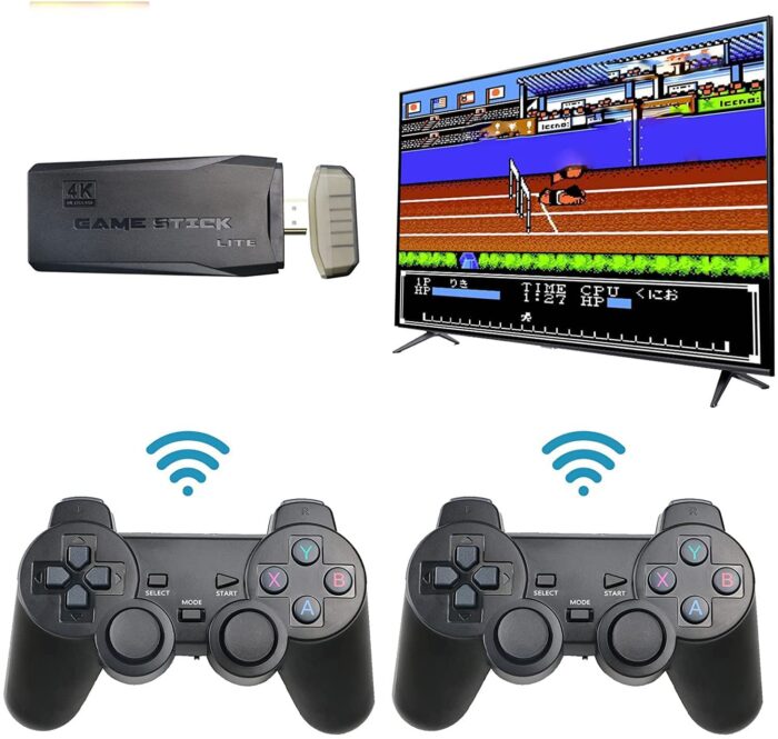 New World TV Video Games for Kids Wireless 64GB Memory, HD Classic Games Console Built in 10000 Game in TF Card, 9 Emulator Console, HDMI Output TV Video Game Console Game Stick - Image 5