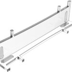 New World for PS5 Slim Horizontal Stand,Transparent Horizontal Bracket Holder Stand for PS5 Slim Disc&Digital Edition, Base Stand Accessory Kits for PS5 Slim Console